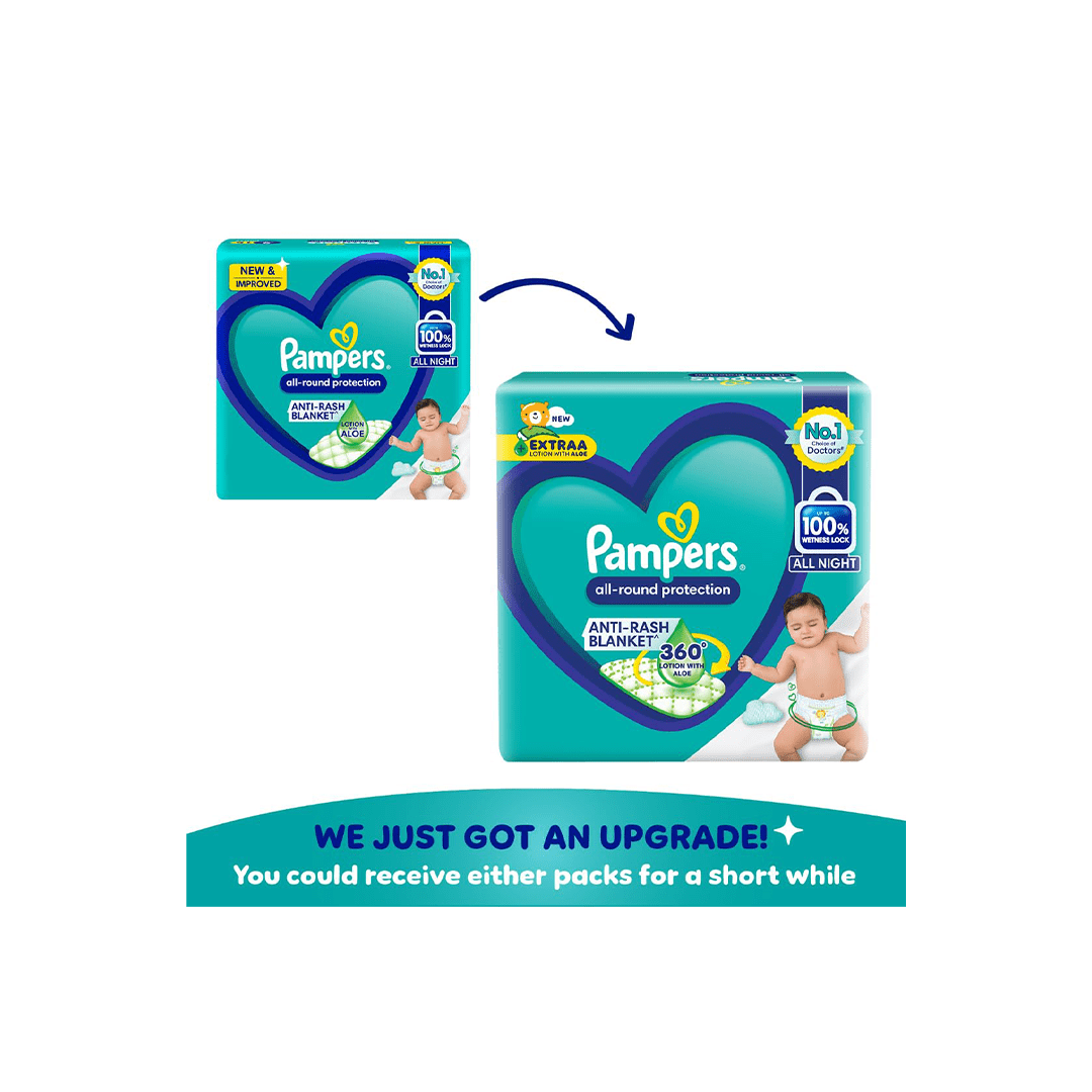 Pampers Baby Care Pampers All round Protection Pants, Small size baby diapers (S)