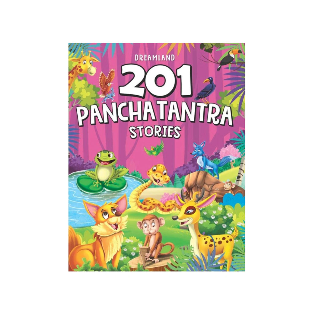 Kids’ Panchatantra storybook with moral stories and illustrations.