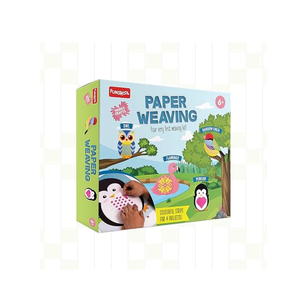 Paper weaving craft kit for kids
