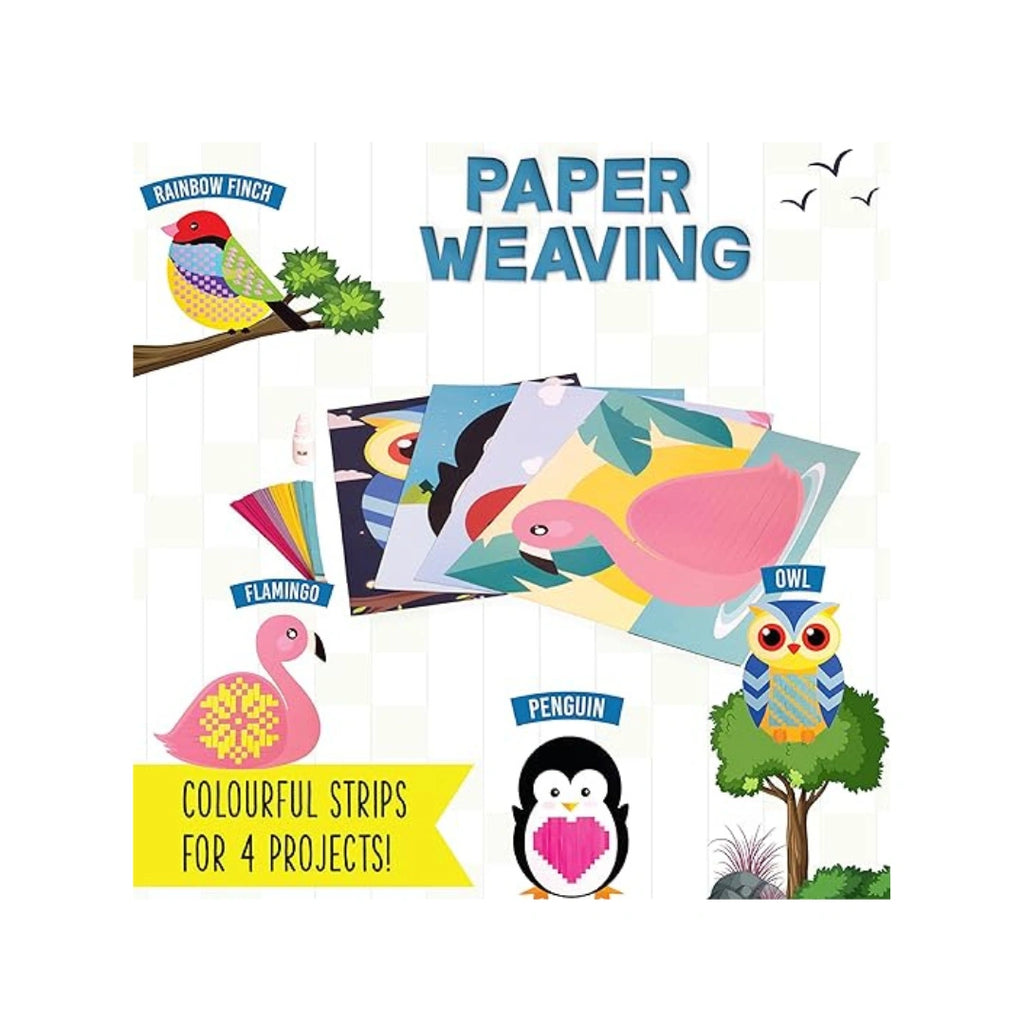 Paper weaving craft kit for kids