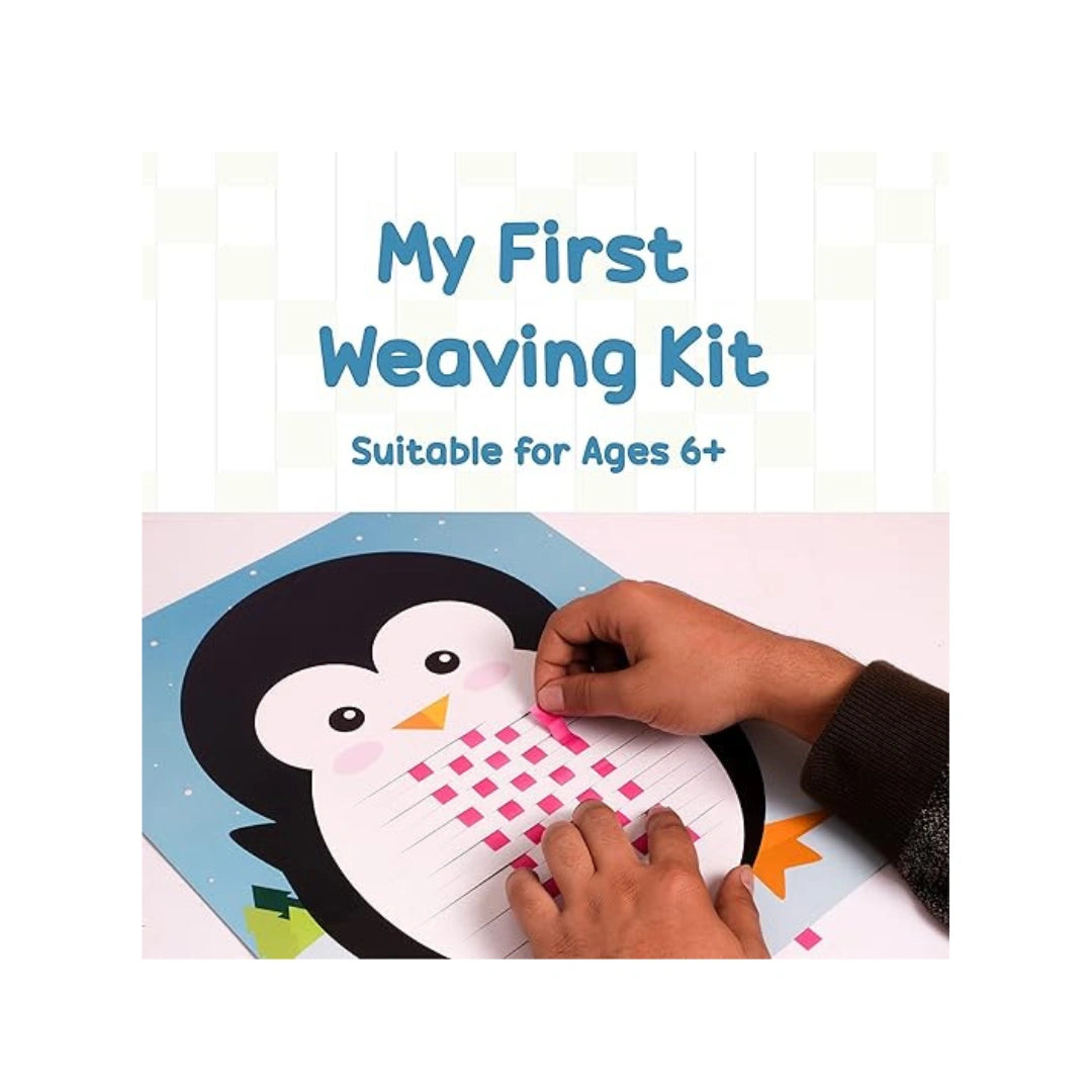 Paper weaving craft kit for kids