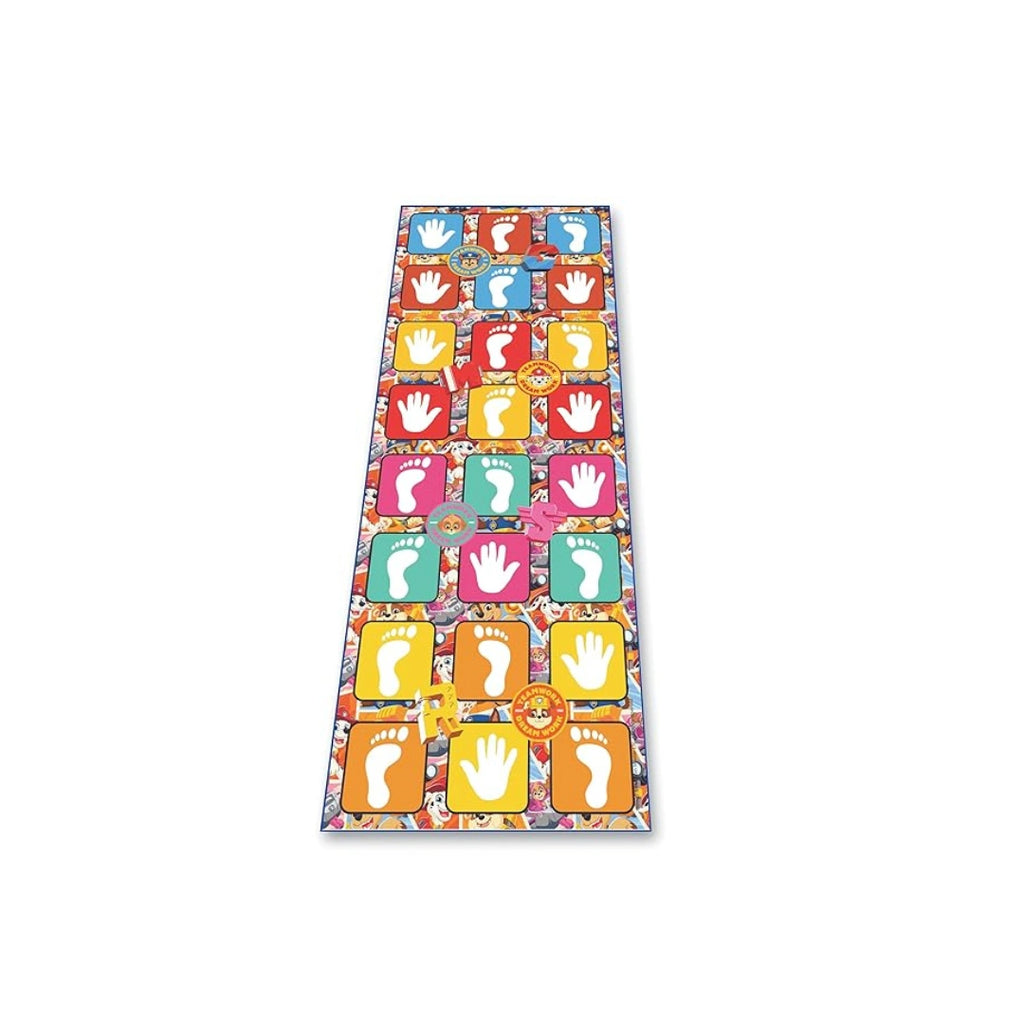Paw Patrol hopscotch play mat for kids and family fun.
