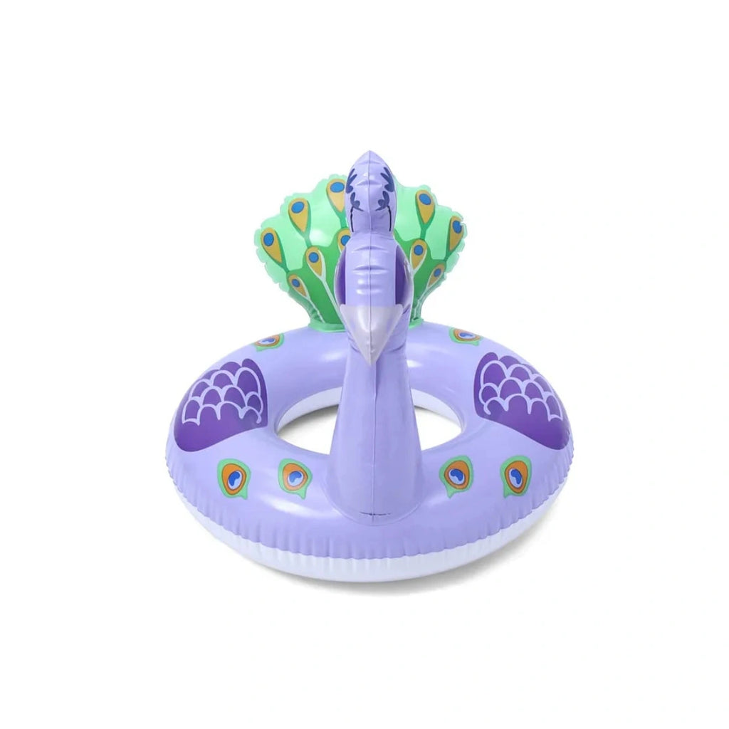 Intex Kids Floating Device with Peacock Design,Purple,Inflatable Swim Ring