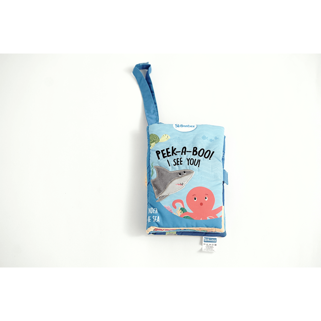 Skillmatics Books Skillmatics Peek-A-Boo: Under The Sea | Interactive Cloth Book (Ages 6+ months)