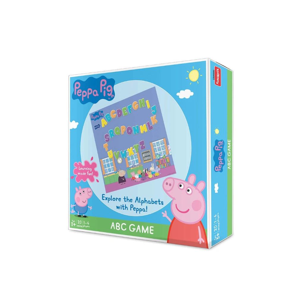 Fun Peppa Pig themed educational board game for preschool learning