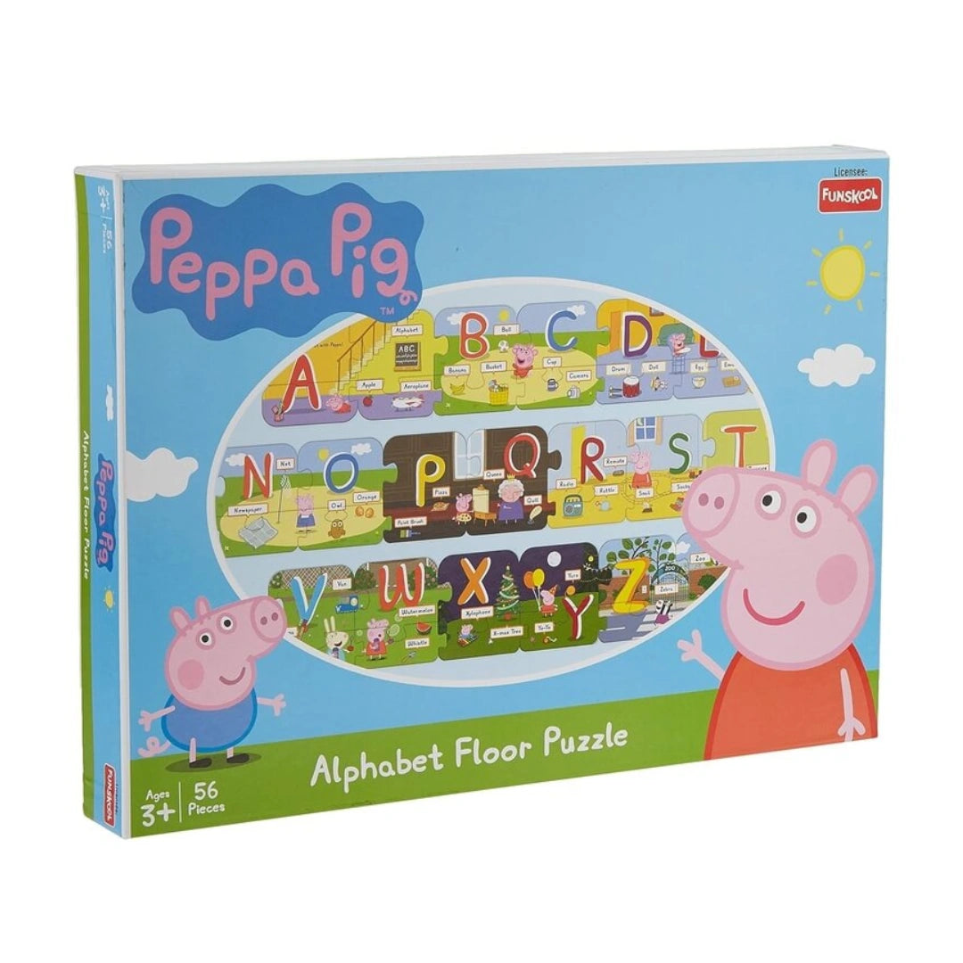 Educational ABC Learning Floor Puzzle with 56 Large Pieces