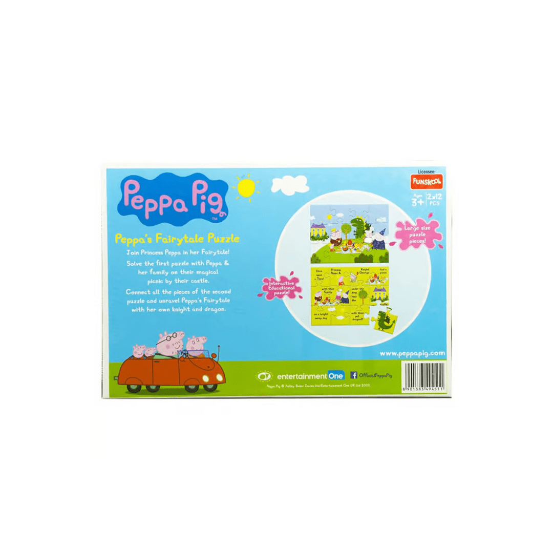 Funskool Toys Funskool Peppa's Fairytale Puzzle (3 Years+)