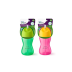 Toddler bendy straw cup with anti-leak valve