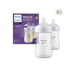 Breast-shaped nipple baby feeding bottle