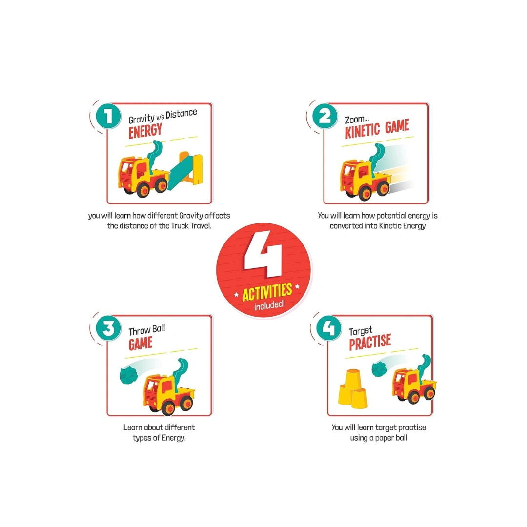 Educational Learning Set for Exploring Motion, Energy & Mechanics