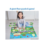 Piece & Play Peppa Pig Floor Puzzle & Game ,48 Jumbo Pieces ,30 Double-Sided Cards ,2-in-1 Puzzle & Activity Set,( 3+ years) 