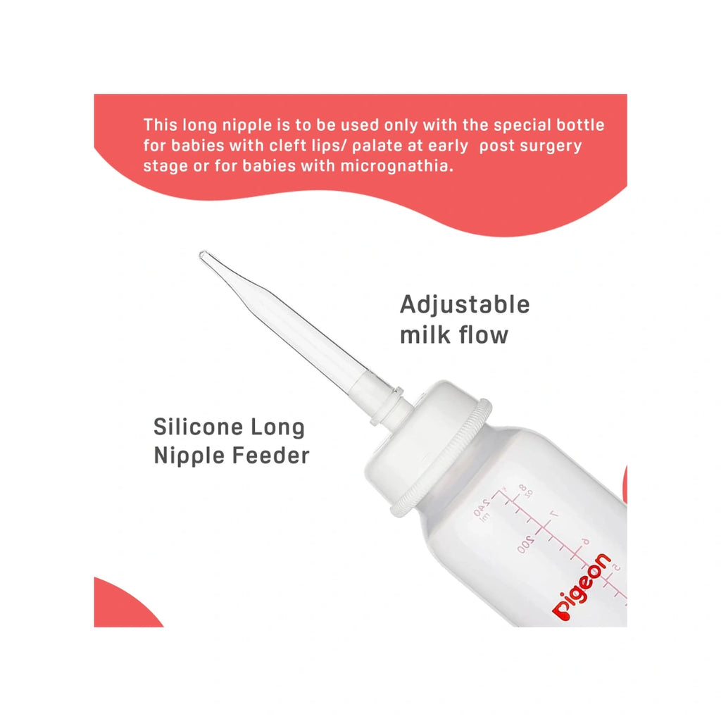 Pigeon long nipple baby feeder bottle