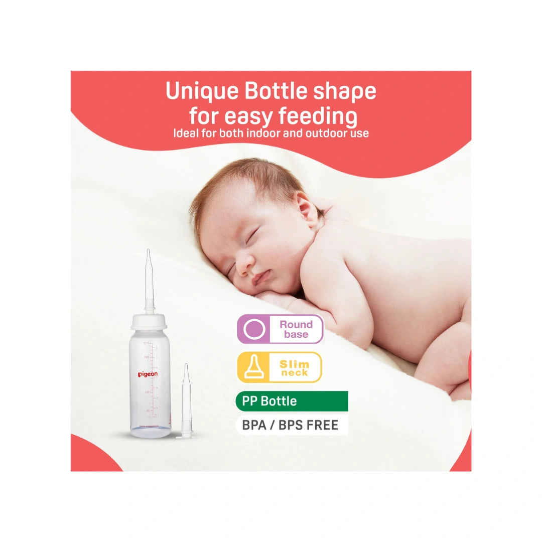 Pigeon long nipple baby feeder bottle