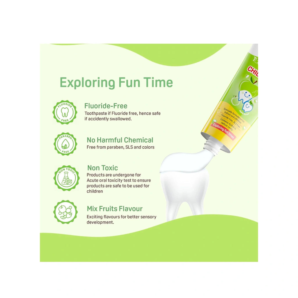 Pigeon Apple Toothpaste 45g for babies and kids