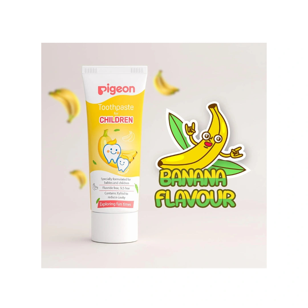 Pigeon Banana Toothpaste 45g for babies and kids