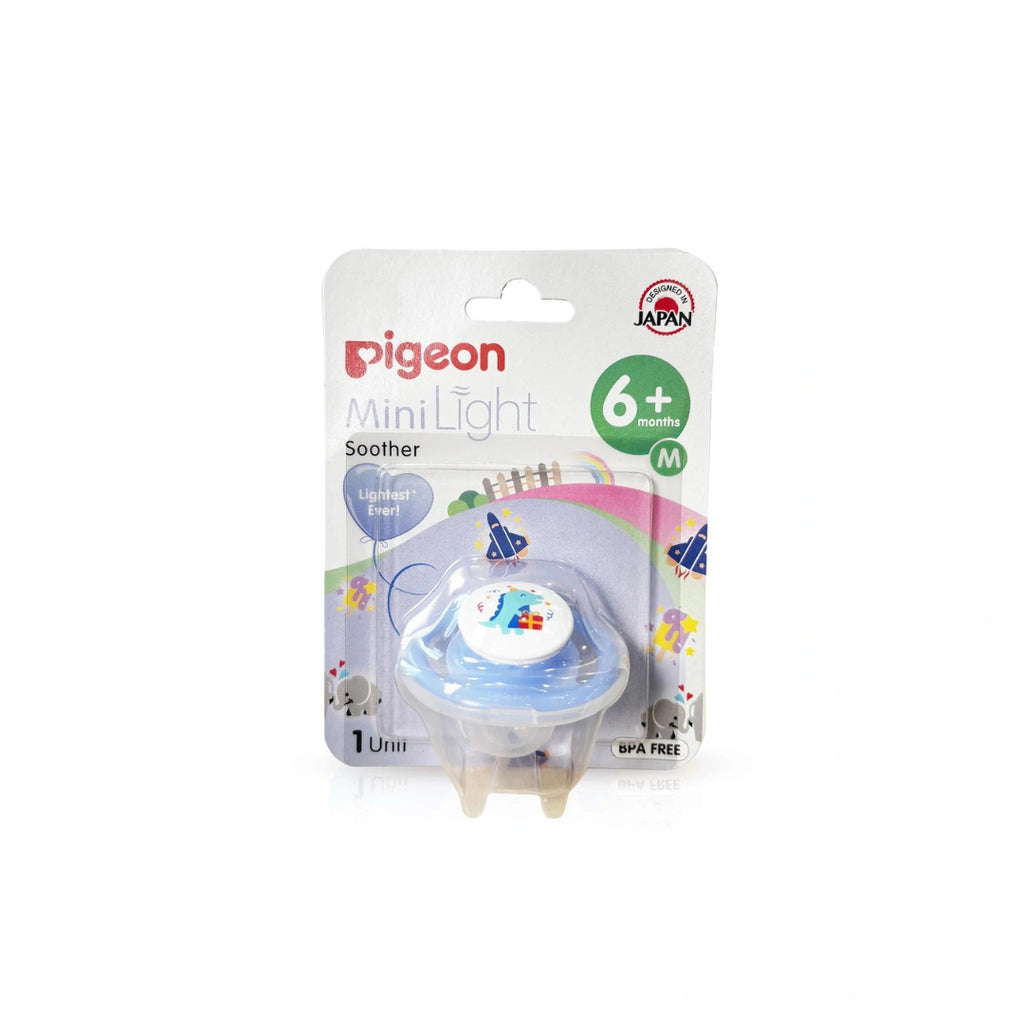 Pigeon Mini light Dino Bday soother for babies 