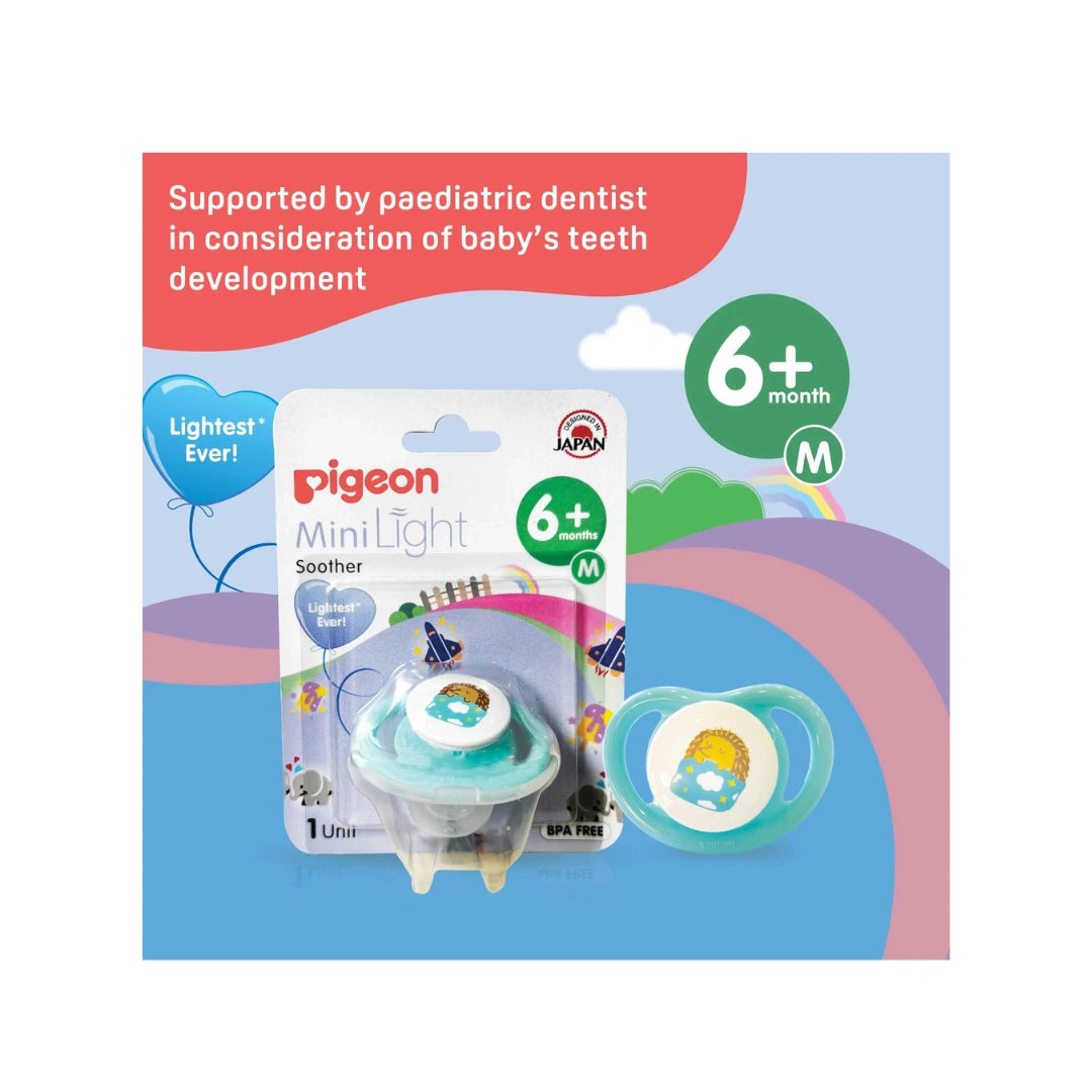 Pigeon Mini light Hedgehog soother for babies