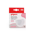 Pigeon Nipple Shield Size 1 for breastfeeding support.