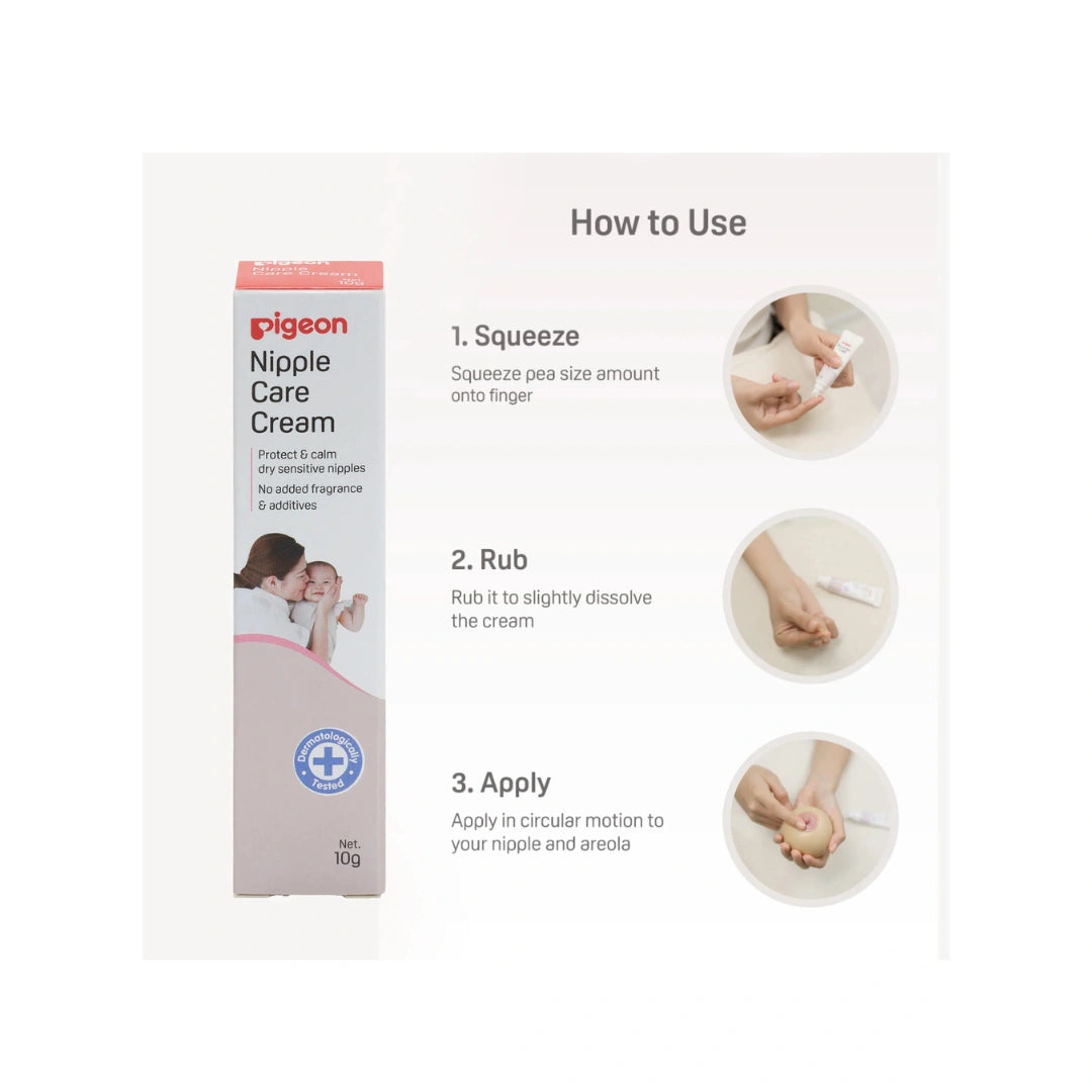 Pigeon Nipple Care Cream 10g for breastfeeding mothers