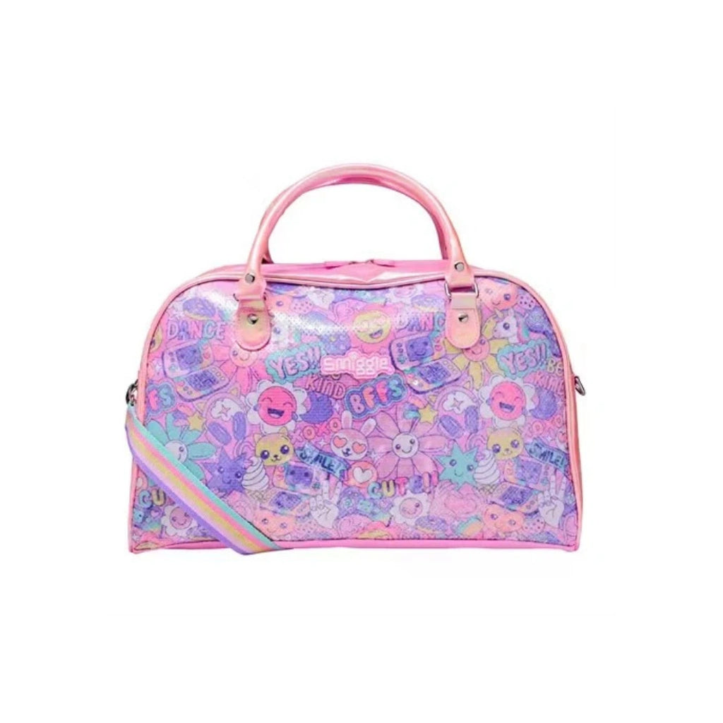 Spacious Travel Duffel, Adjustable Shoulder Strap & Durable Zip Closure