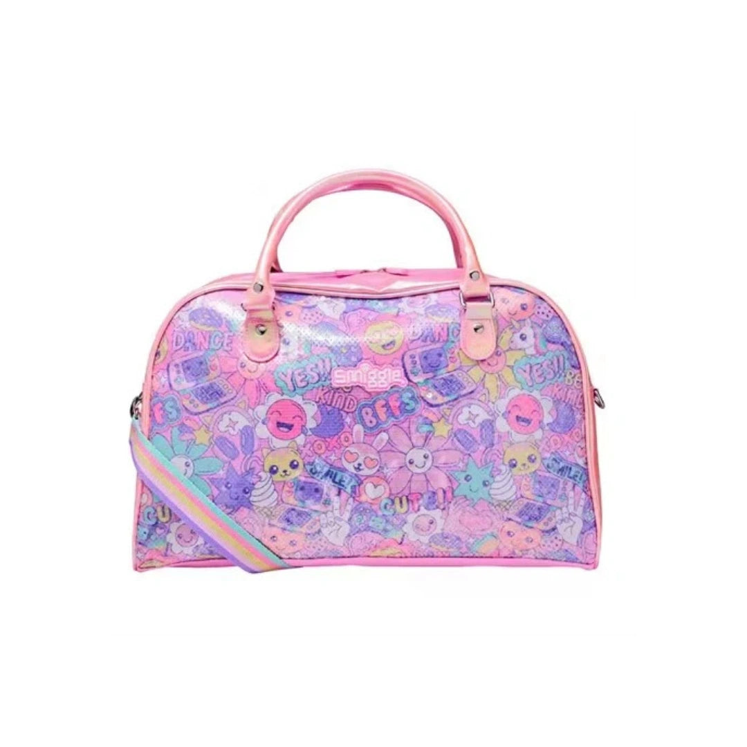 Spacious Travel Duffel, Adjustable Shoulder Strap & Durable Zip Closure