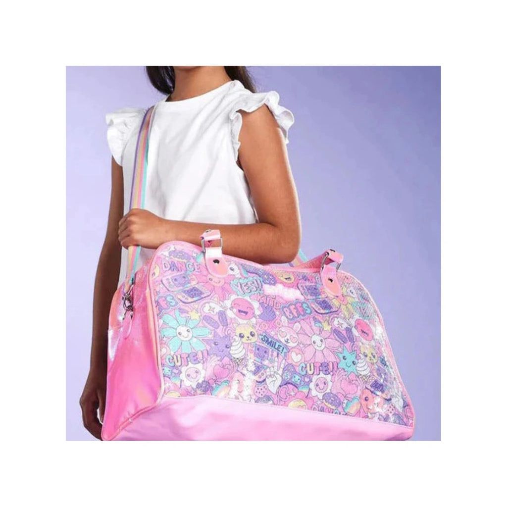 Spacious Travel Duffel, Adjustable Shoulder Strap & Durable Zip Closure