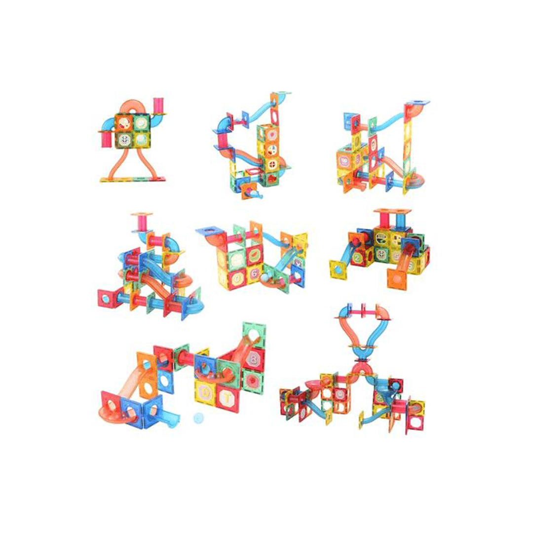 Extrokids Toys Extrokids Magnetic Tiles Pipeline Building Blocks 178 Pcs (3 Years+)