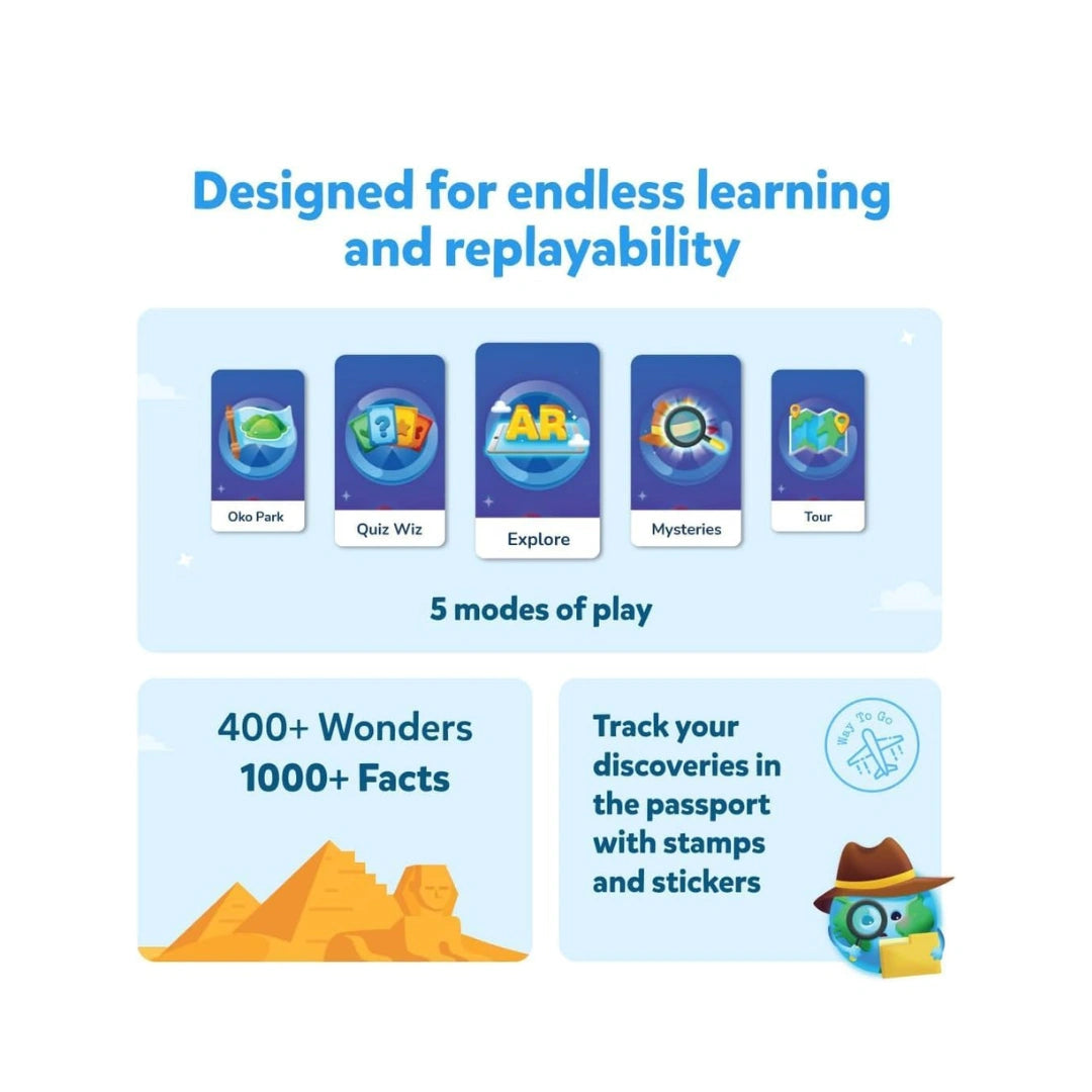 PlayShifu Globe for Children,Orboot Earth,Tech-Powered Learning Toy & STEM Gift for Kids
