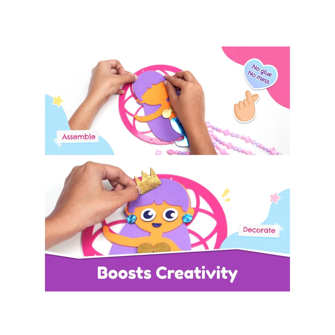 Playshifu Bloomingo DIY Mermaid Dreamcatcher Craft Kit ,Creative & Engaging Gift for Kids