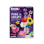 Poke Art Flower Making Kit for Kids, Art & Craft Kit,Create 8 Beautiful Flowers with Pot,DIY Fun Activity Kit (4-10 Years)