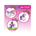 Poke Art Princess Wonderland for Kids.Art & Craft Kit,Create 5 Princesses, 2 Castles & Unicorn, Fun Activity Kit (4-10 Years)