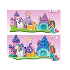 Poke Art Princess Wonderland for Kids.Art & Craft Kit,Create 5 Princesses, 2 Castles & Unicorn, Fun Activity Kit (4-10 Years)