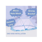 Foldable baby mosquito net sleeping bed