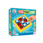 Compact tic tac toe board game
