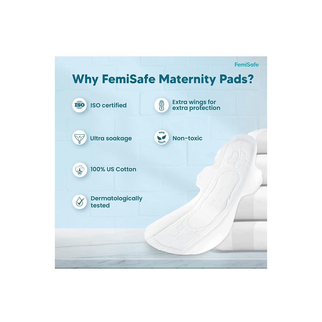 Femisafe Personal Care FemiSafe Postpartum Pads (Maternity Pads - Pack of 8)