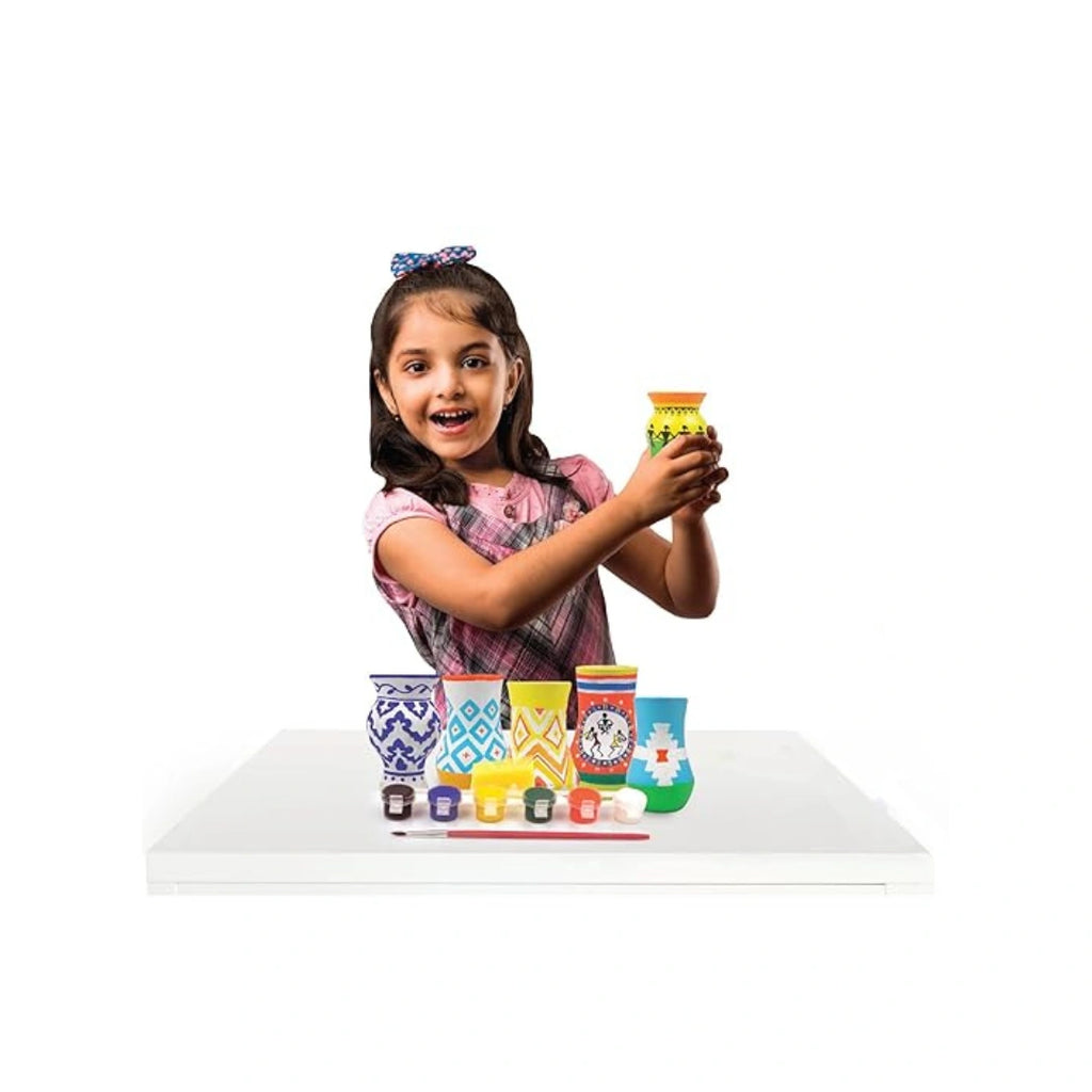 Pot decorating craft kit for kids