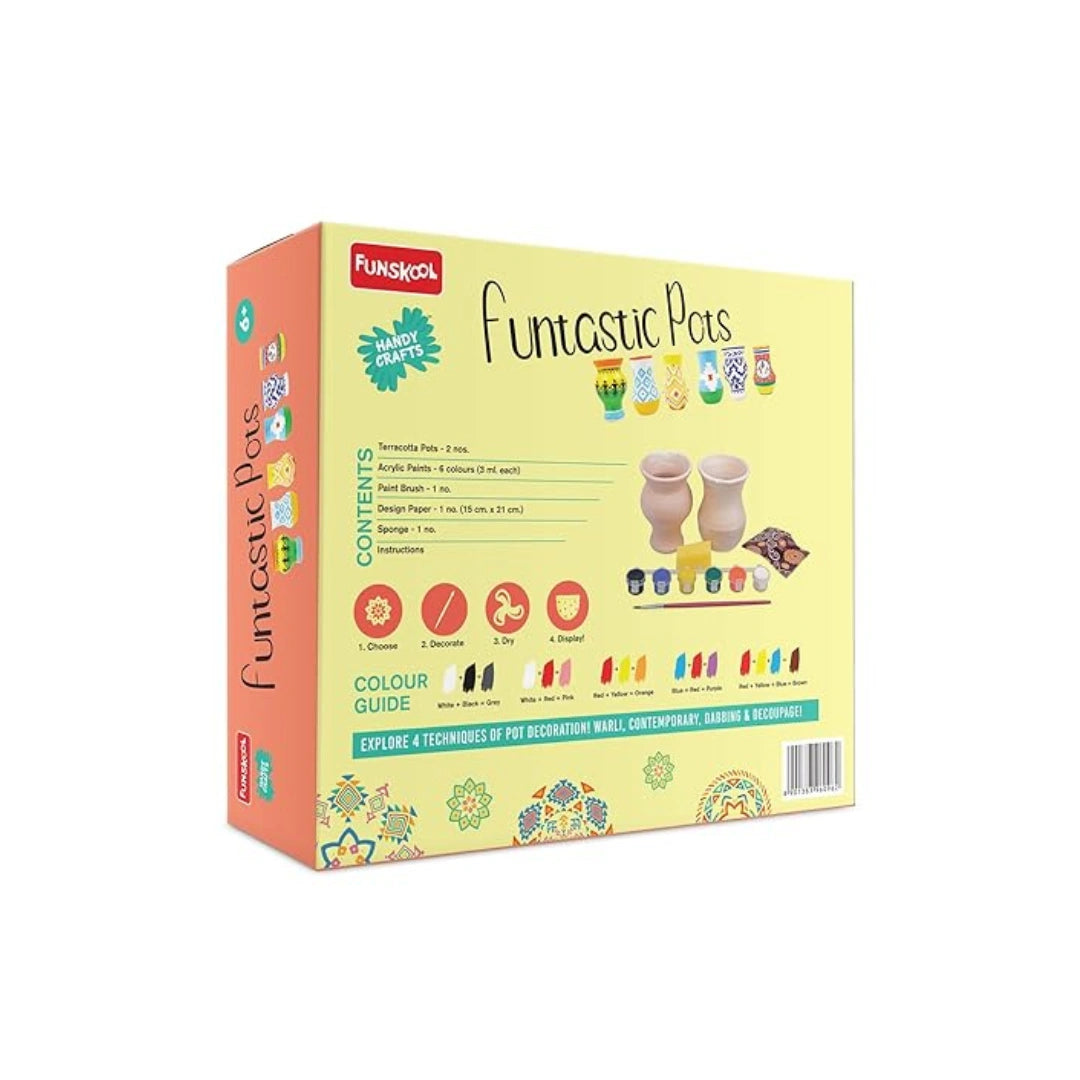 Pot decorating craft kit for kids