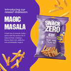 Magic Masala potato stix snack bag with visible fries inside