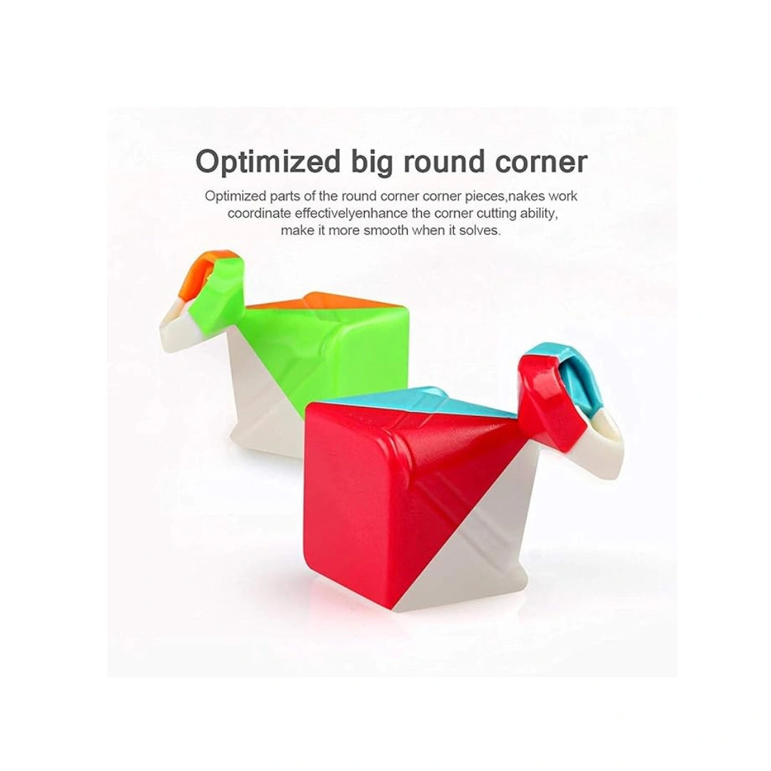 Premium 3x3x3 multicolor speed puzzle cube with smooth rotation.
