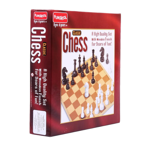 Premium Strategy Board Game with Chess Board & Full Chess Pieces Set