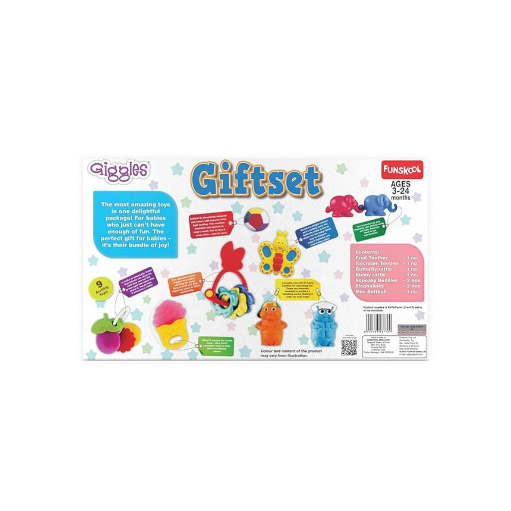 Baby toy gift set multicolor