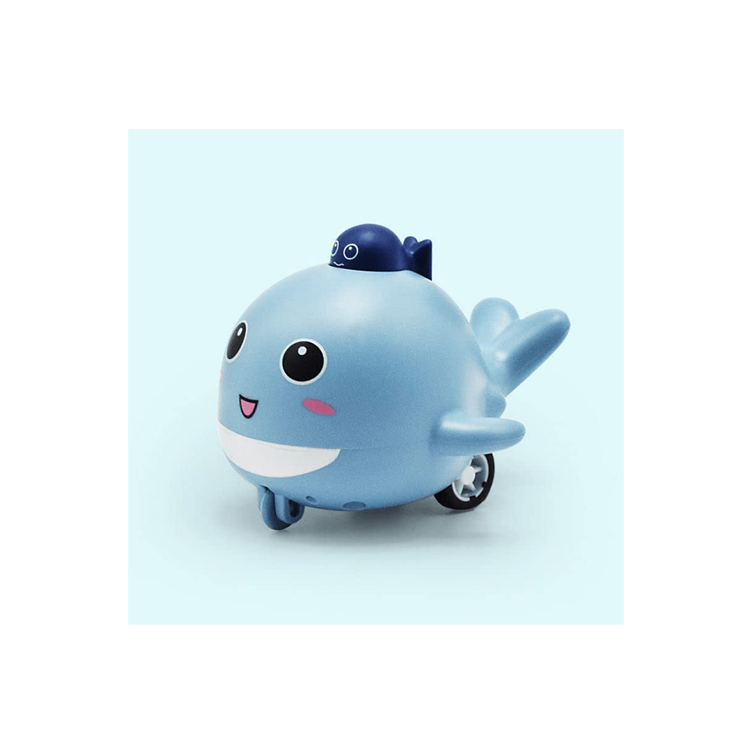 Baan Toys Toys Baan Toys Press and Go Whale Animal Vehicle Toy Baby and Toddlers (1 Years+)