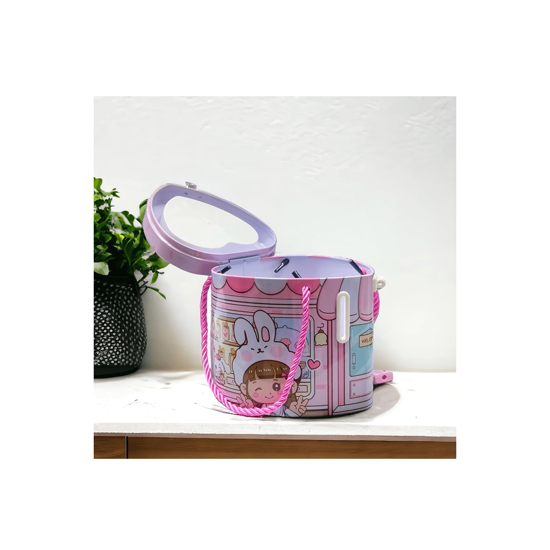 Baan Toys Piggy Bank Baan Toys Printed Metal Piggy Bank With Secure Lock & Keys (3 Years+)