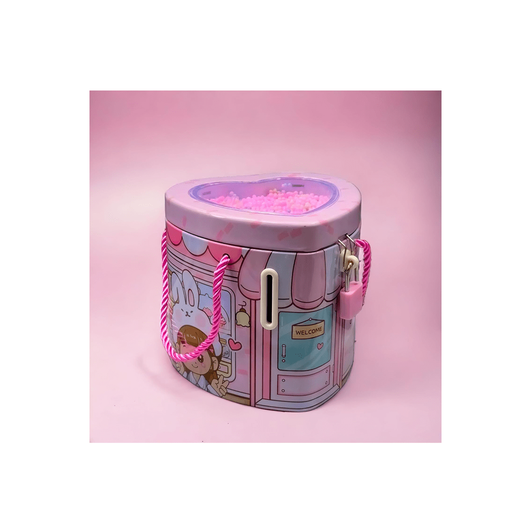 Baan Toys Piggy Bank Baan Toys Printed Metal Piggy Bank With Secure Lock & Keys (3 Years+)