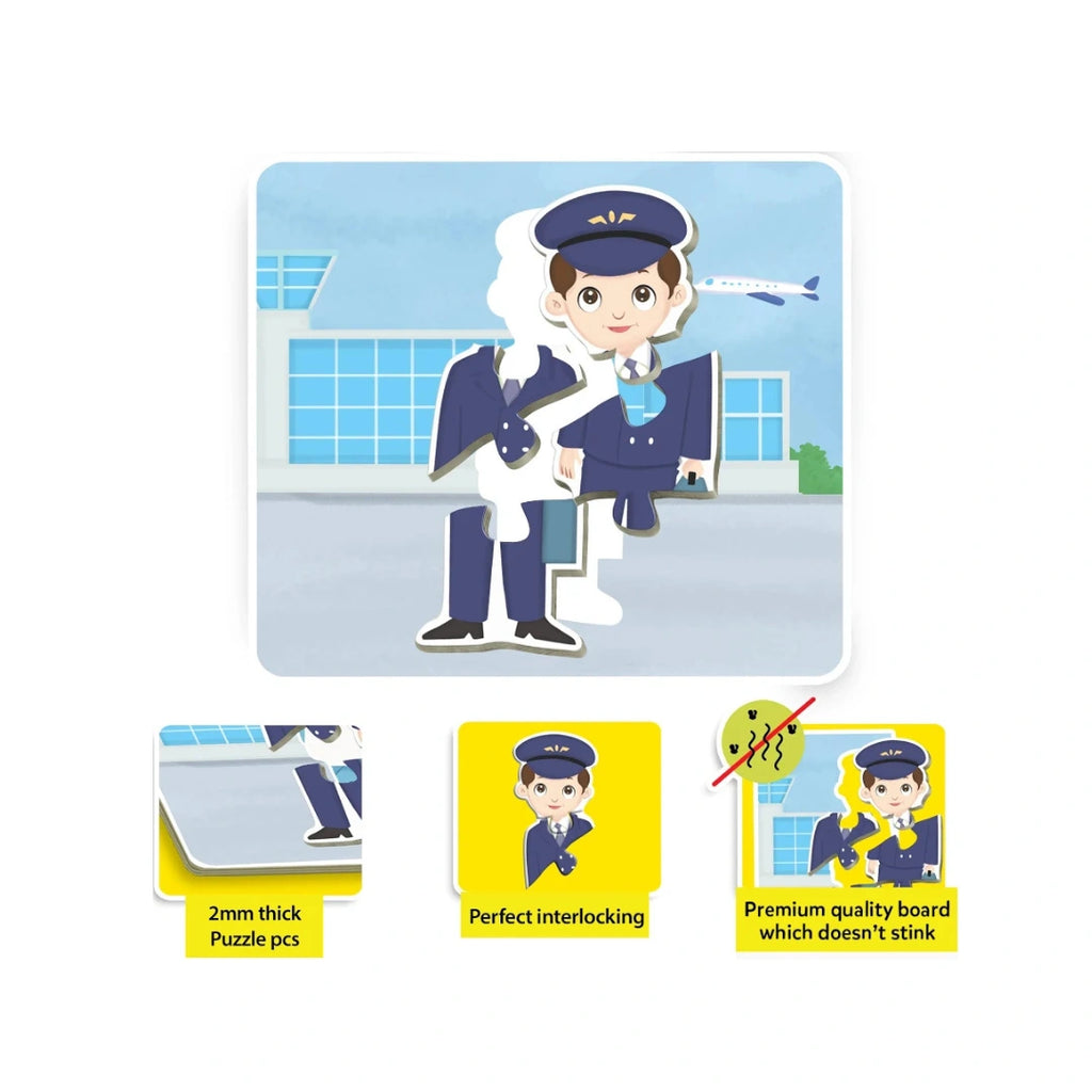 Educational Profession Puzzle Set for Kids