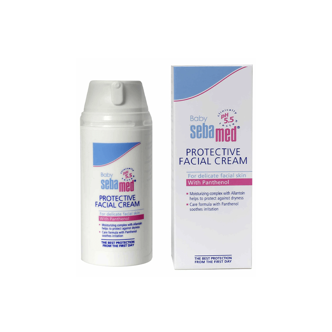 Sebamed Baby Care Sebamed Protective Facial Cream For Kids|pH 5.5|Baby Face Cream|Ideal for delivery rashes