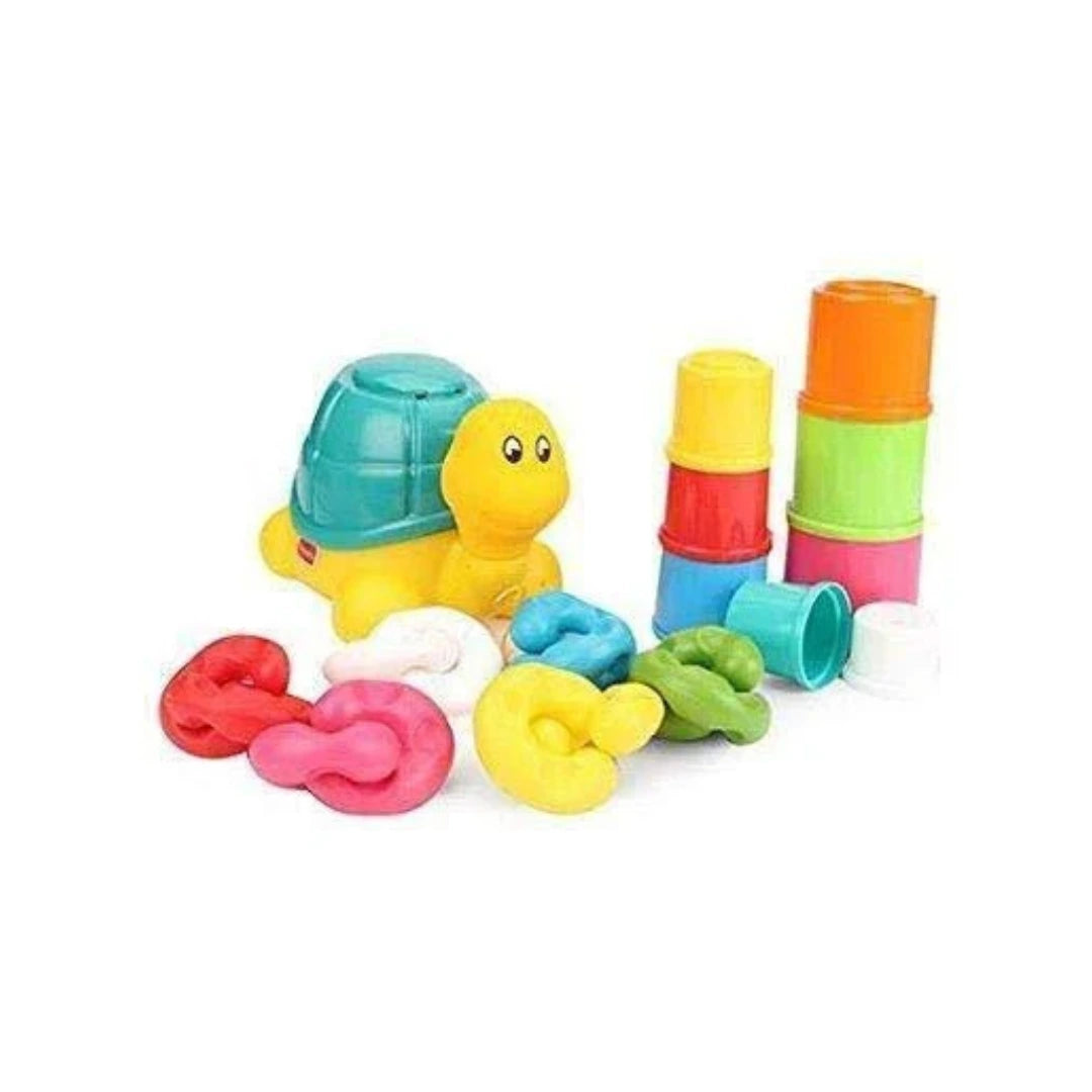 Pull Stack Link Stack N Nest,Nesting & Stackable Toy Blocks for Kids,Encourages Learning & Development,Fun Activity for Babies,Assorted Colours (6 Months+)