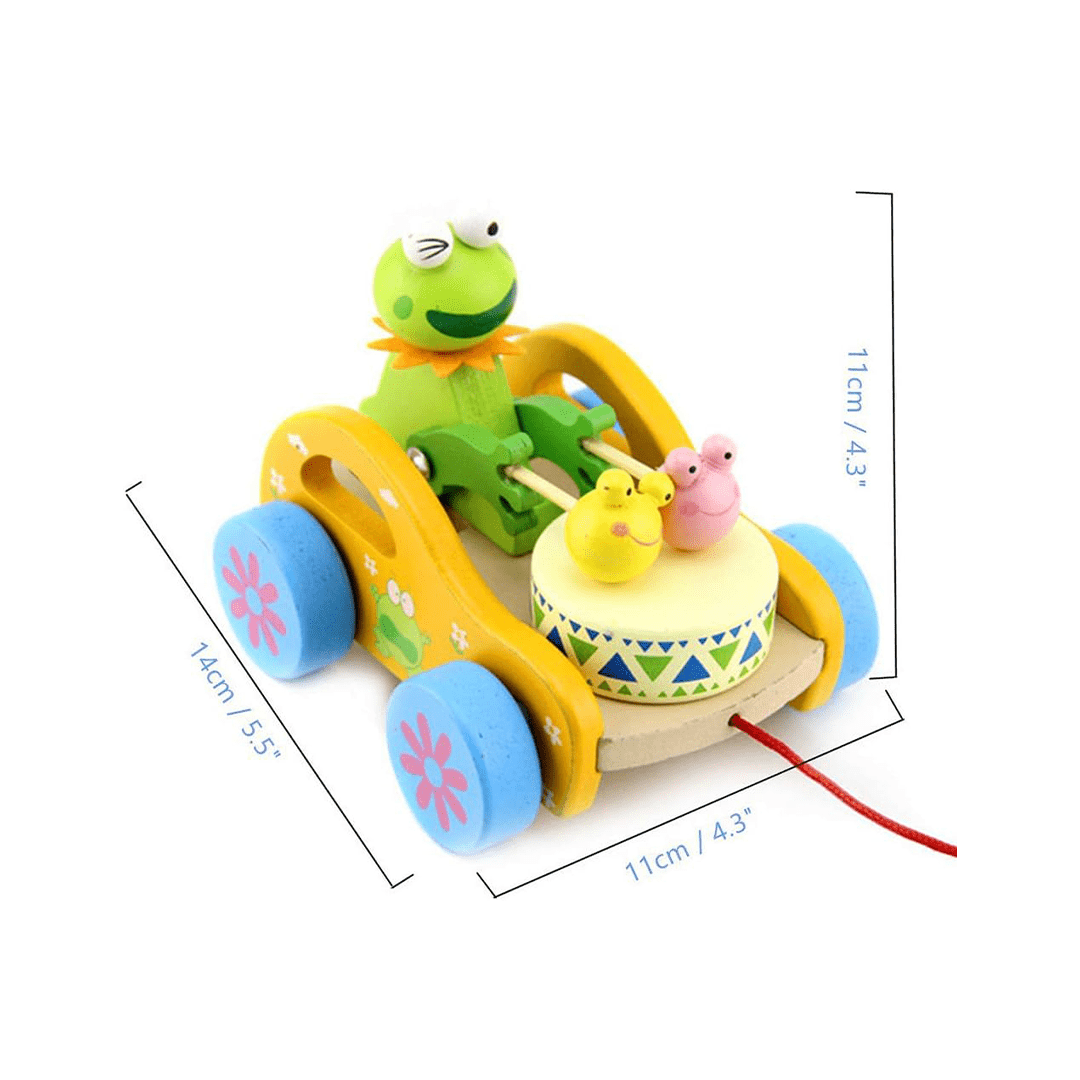 The Clever Clogs Toys The Clever Clogs Pull along toy with Drums (1 Year+)