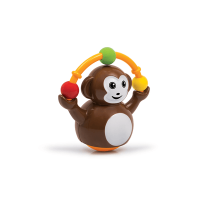 Funskool Toys Funskool Giggles Push & Crawl Monkey Toy - Brown (6 Months+)