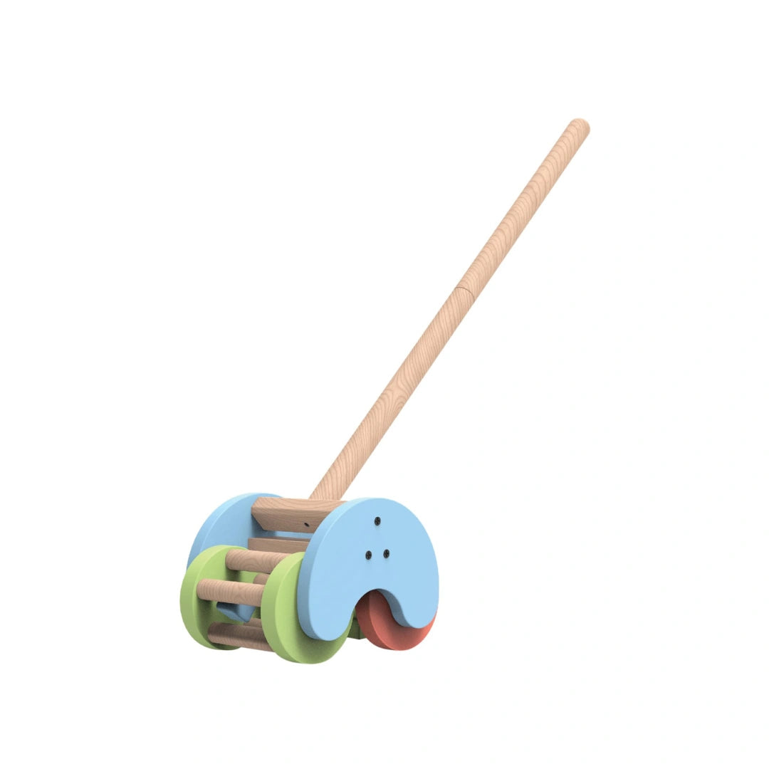 Sturdy toddler walker with easy push support